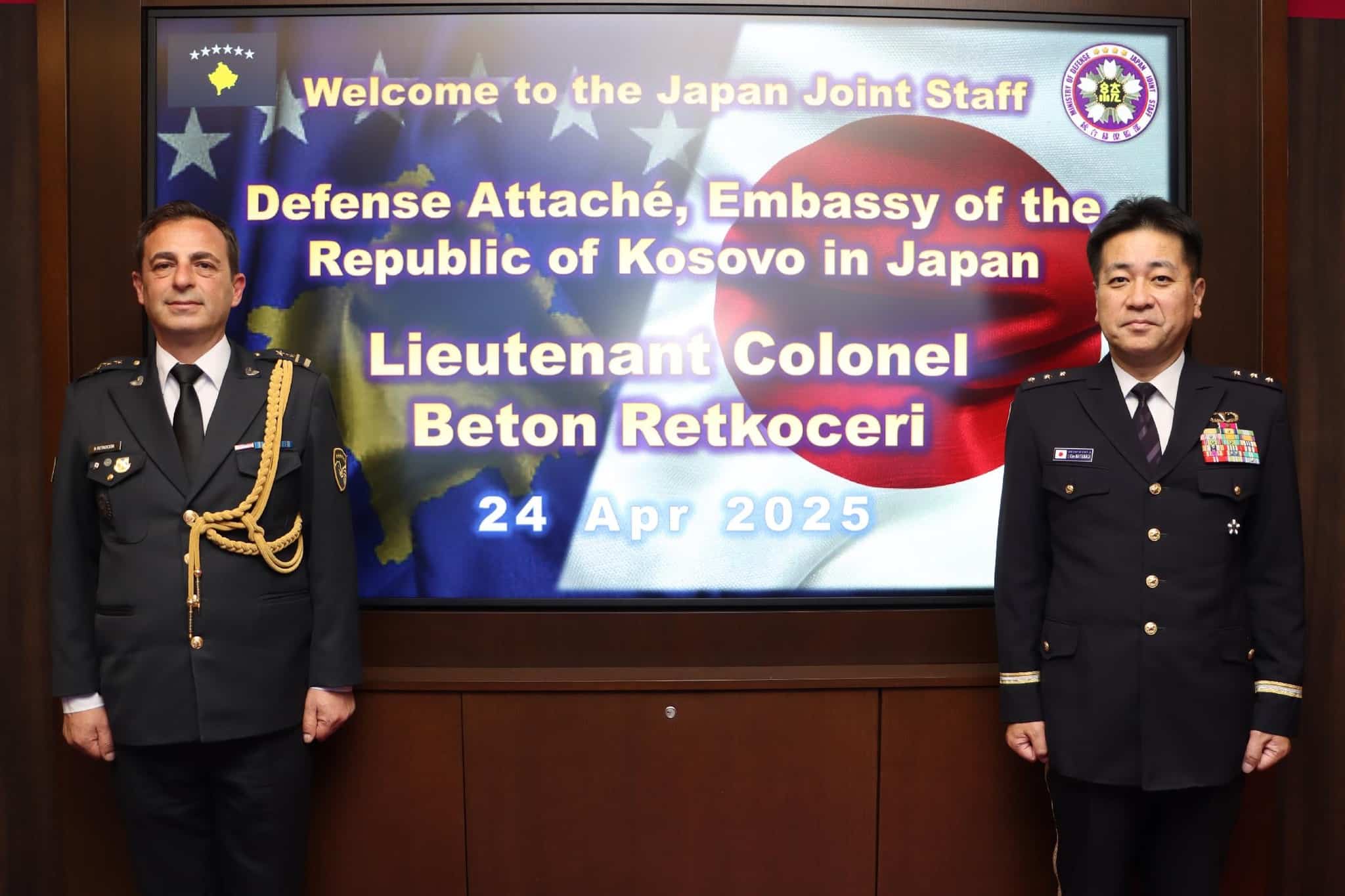 Pukovnik Beton Retkoceri je akreditovan kao ataše za odbranu u Japanu