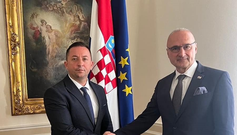Ministri Mehaj takoi Ministrin e Punëve të Jashtme të Kroacisë, Gordan Grlić-Radman